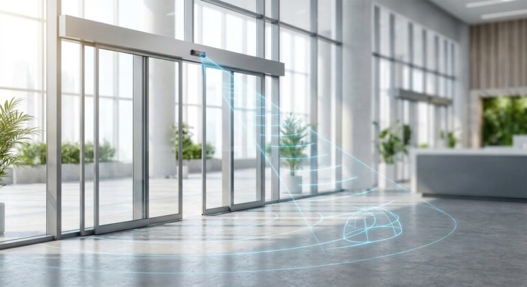 como funciona el sensor de las puertas automaticas